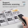 Mini 2D Barcode Scanner – Wireless Bluetooth & 2.4G | Pocket QR Code Reader for iOS, Android, PC & Mobile Payments